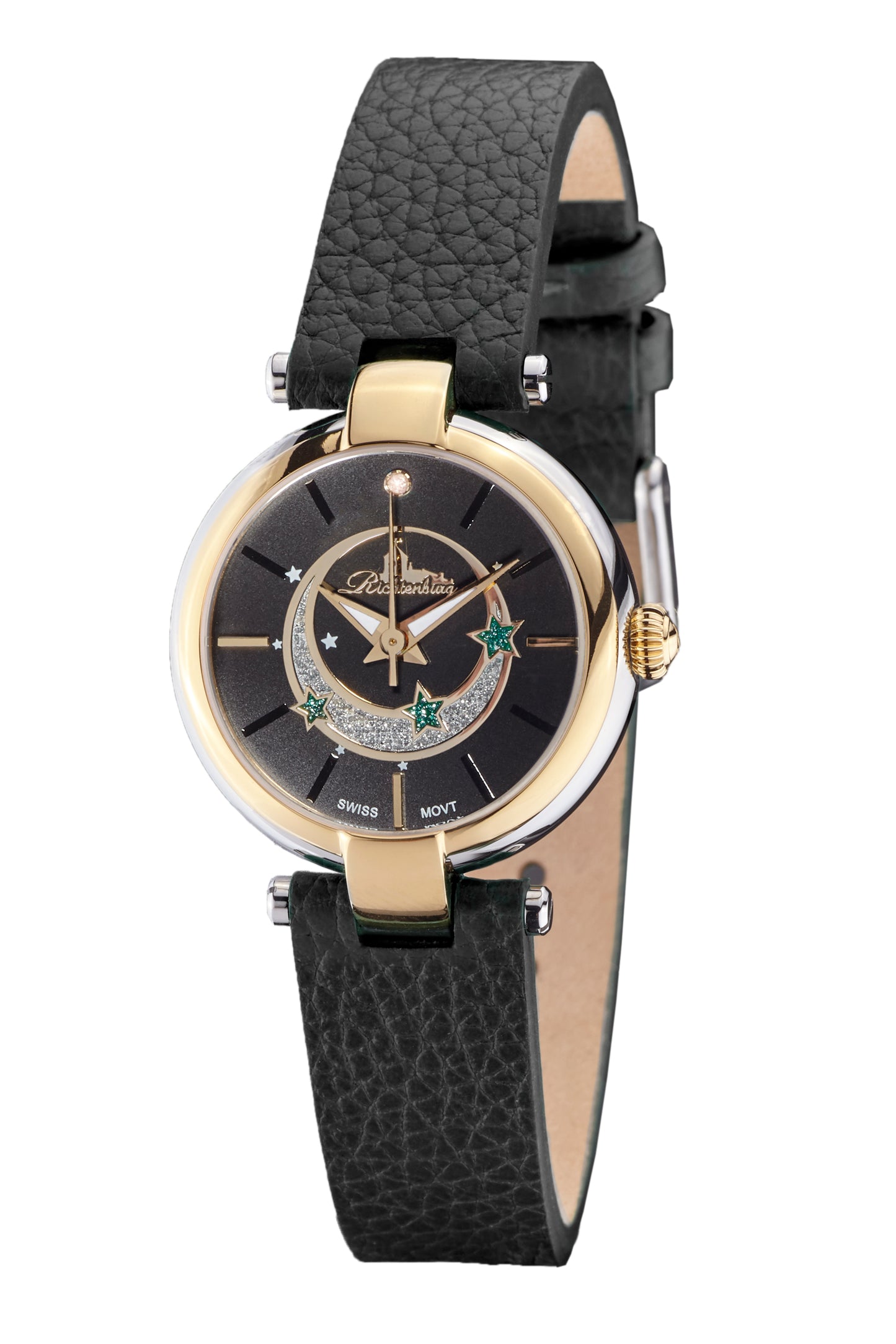 Automatic watches — Vivana — Richtenburg — two-tone gold IP steel black