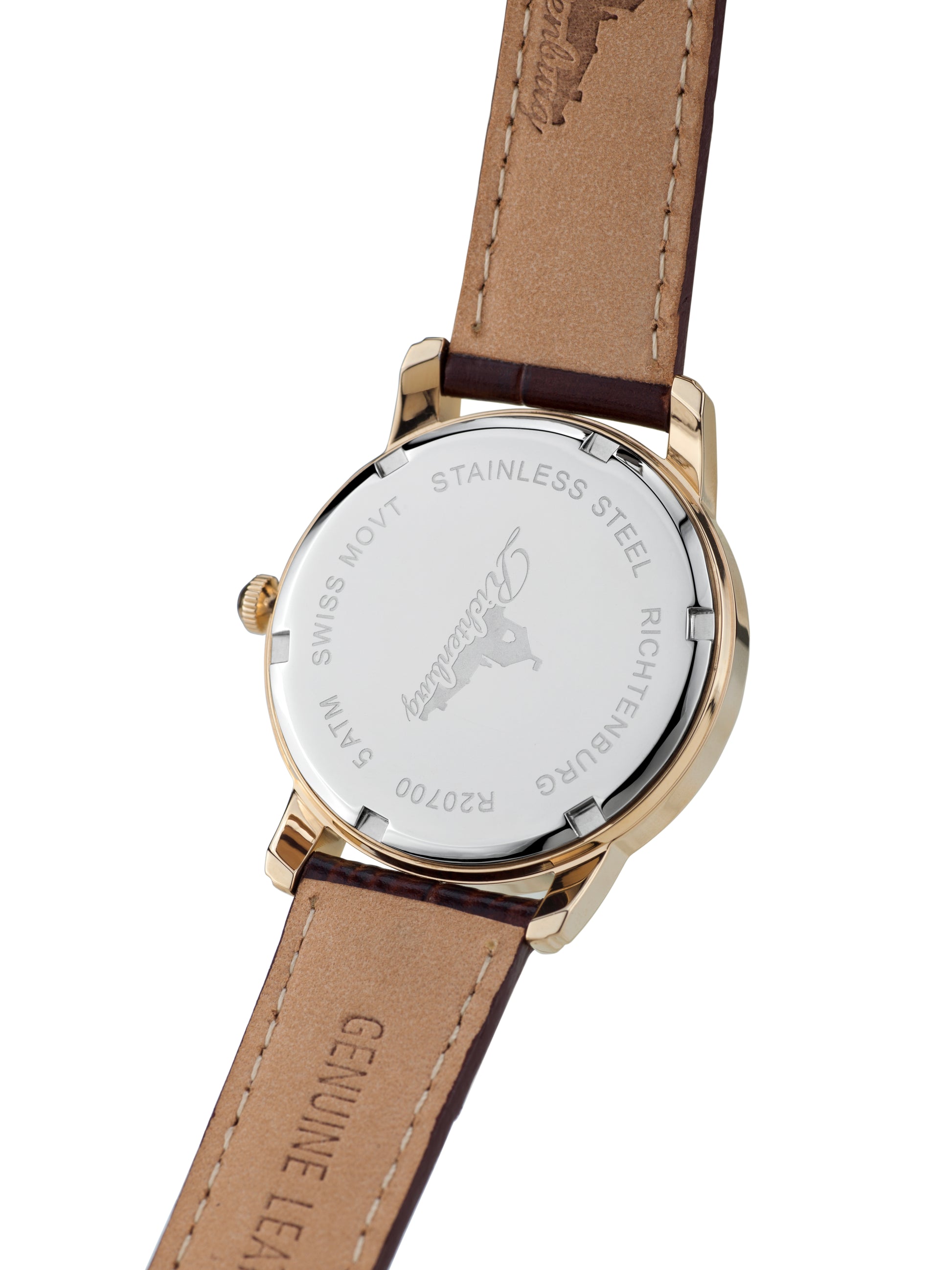 Automatic watches — Gesa — Richtenburg — gold IP silver