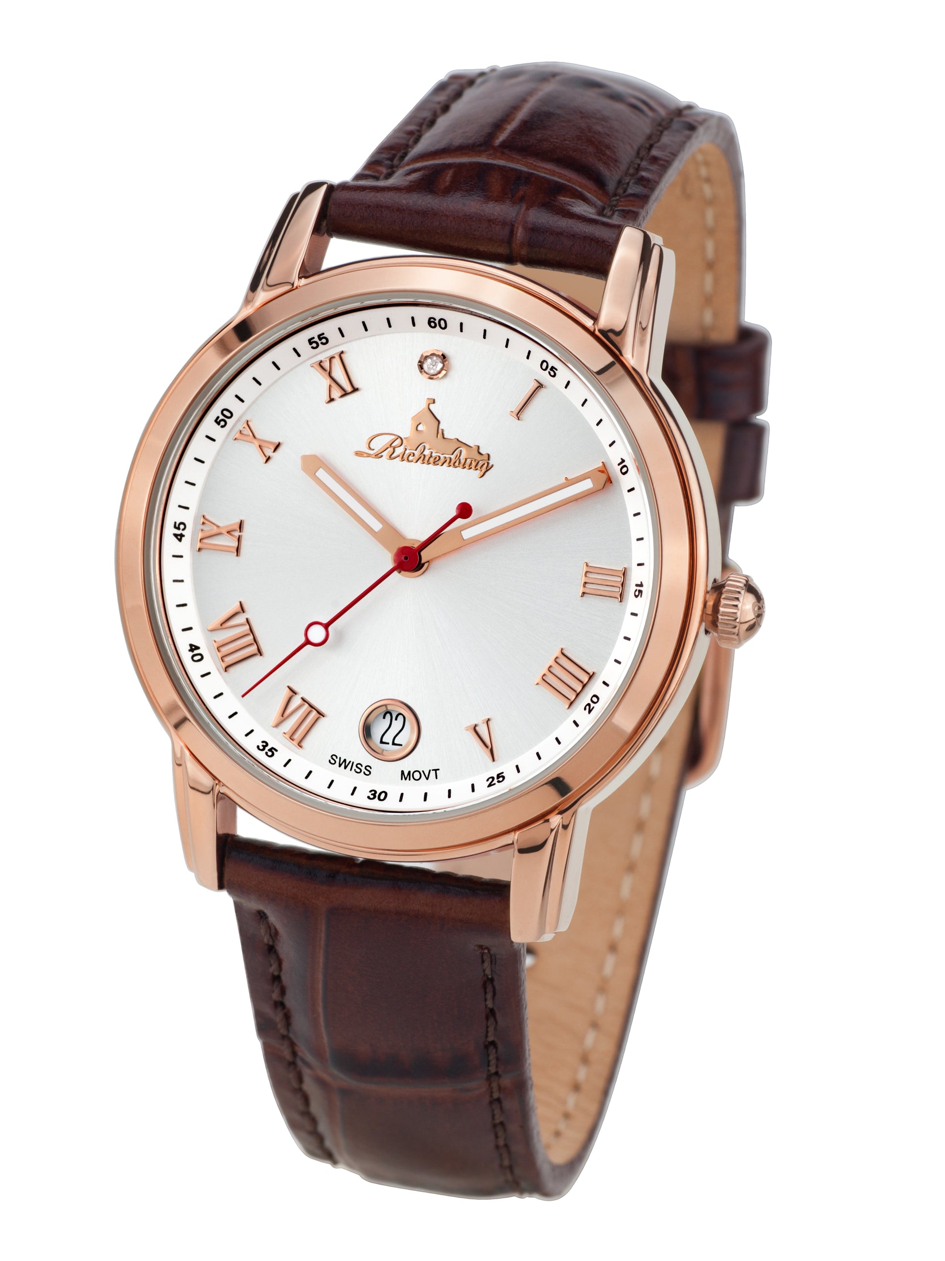 Automatic watches — Gesa — Richtenburg — rosegold IP silver