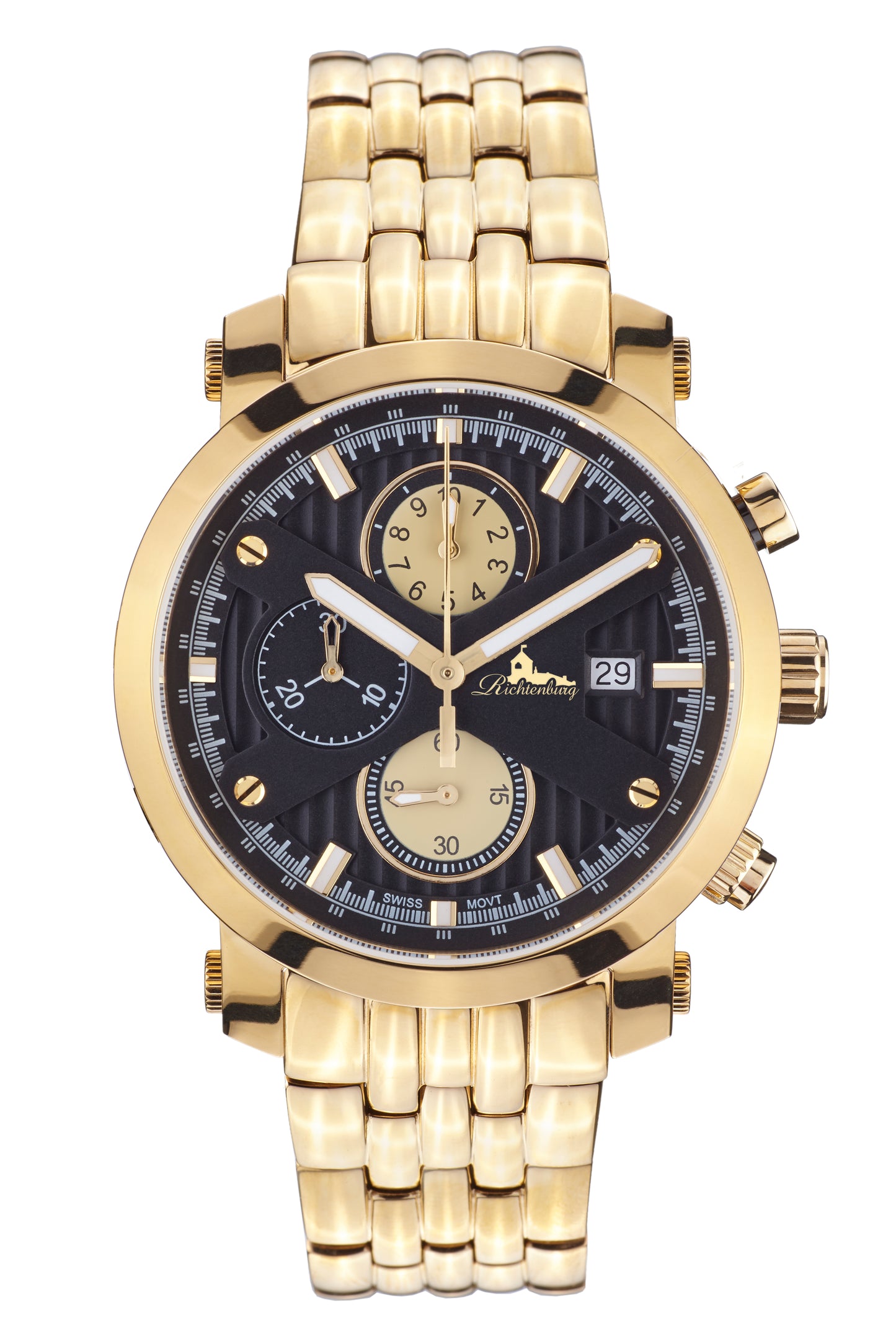 Automatic watches — Stavanger — Richtenburg — gold IP black