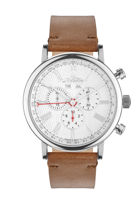 Automatic watches — Burbank — Richtenburg — steel silver brown