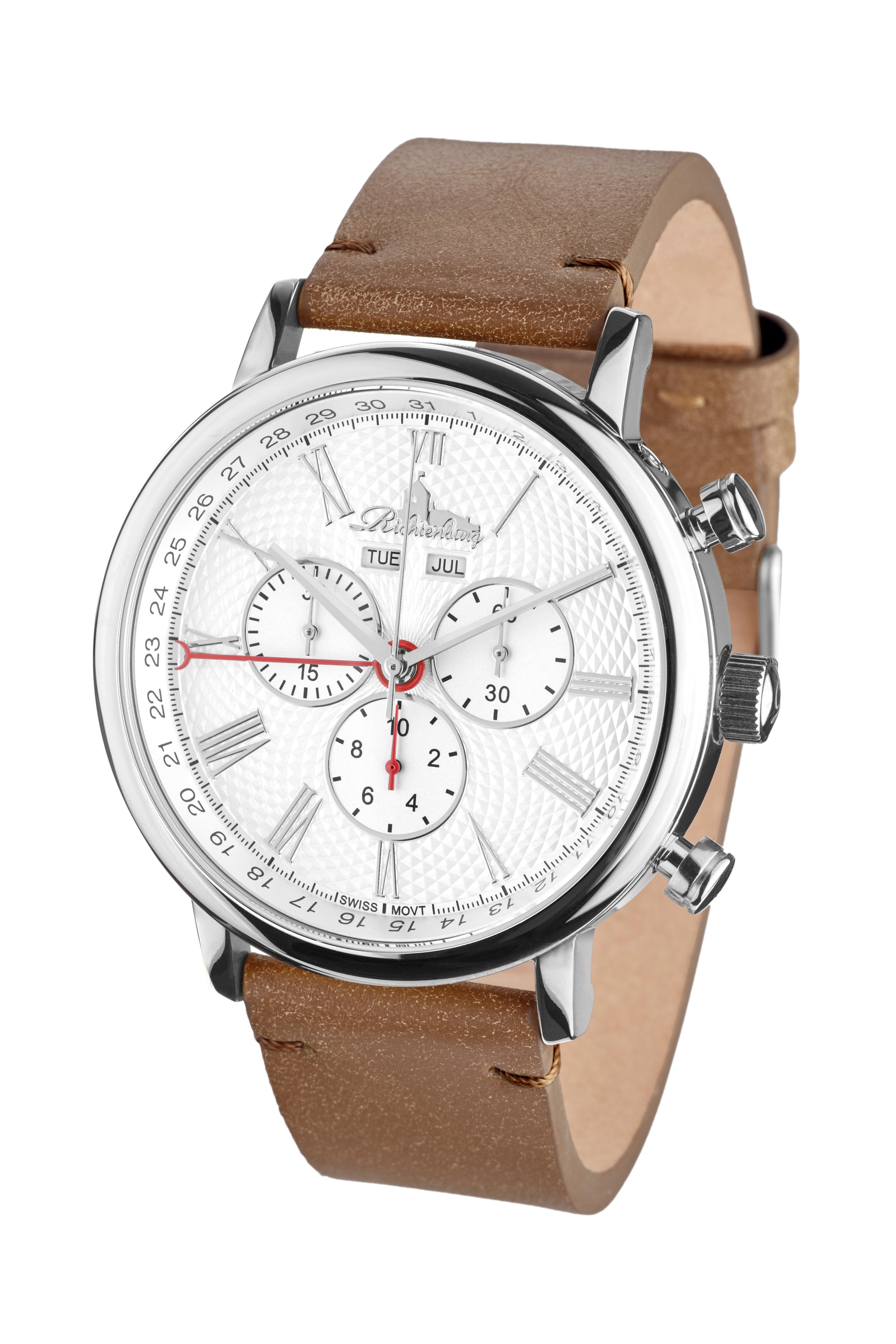 Automatic watches — Burbank — Richtenburg — steel silver brown