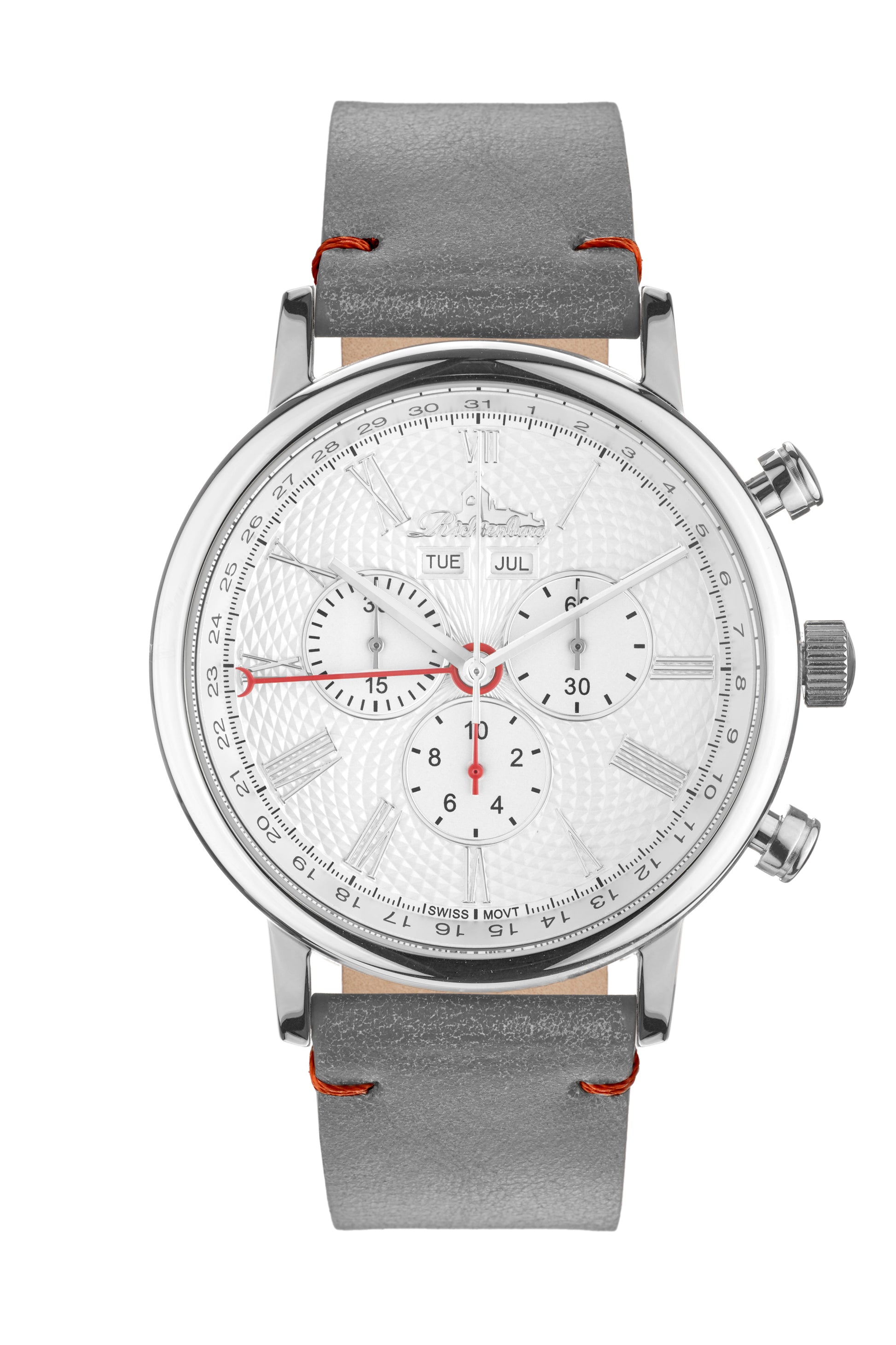Automatic watches — Burbank — Richtenburg — steel silver grey