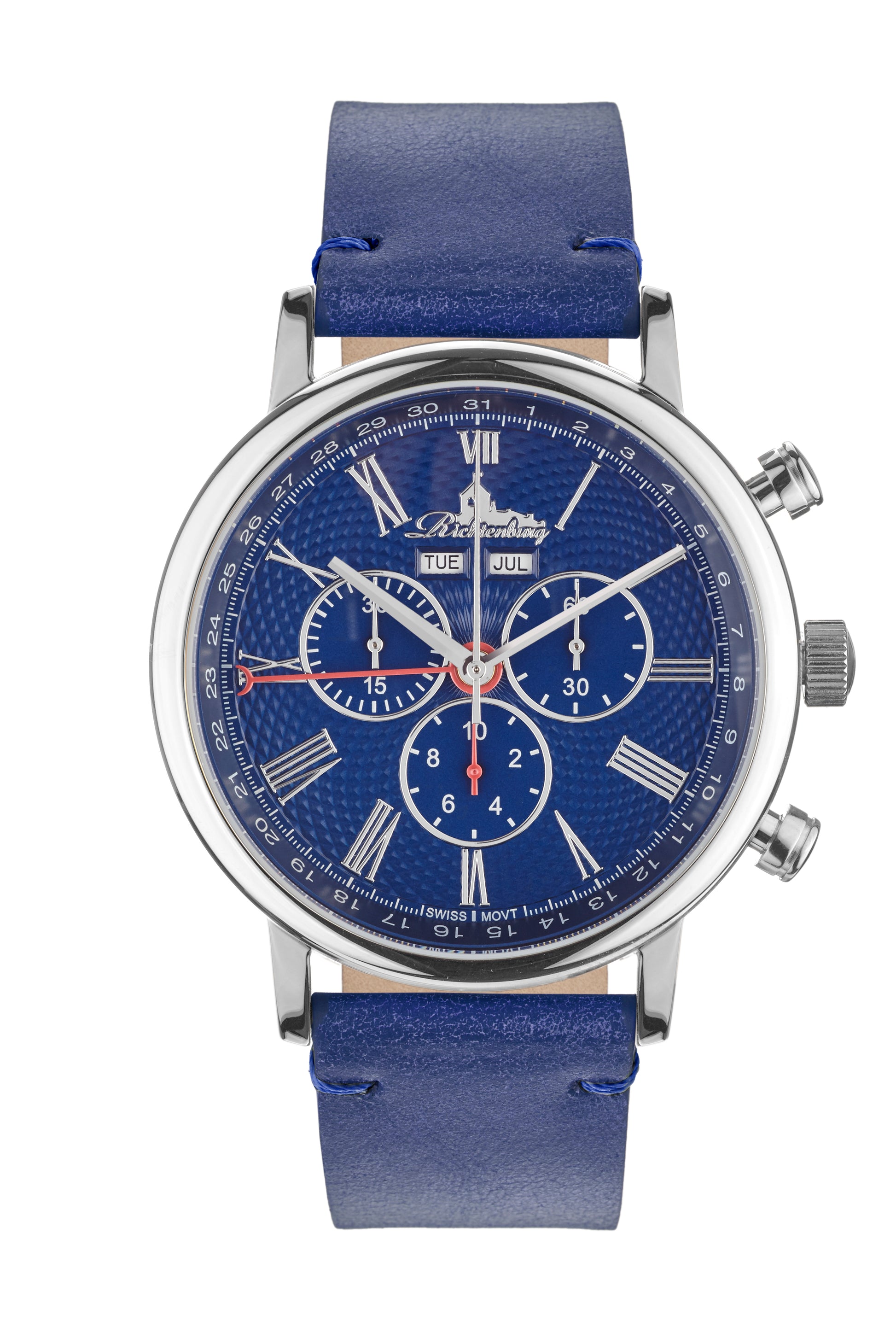 Automatic watches — Burbank — Richtenburg — steel blue