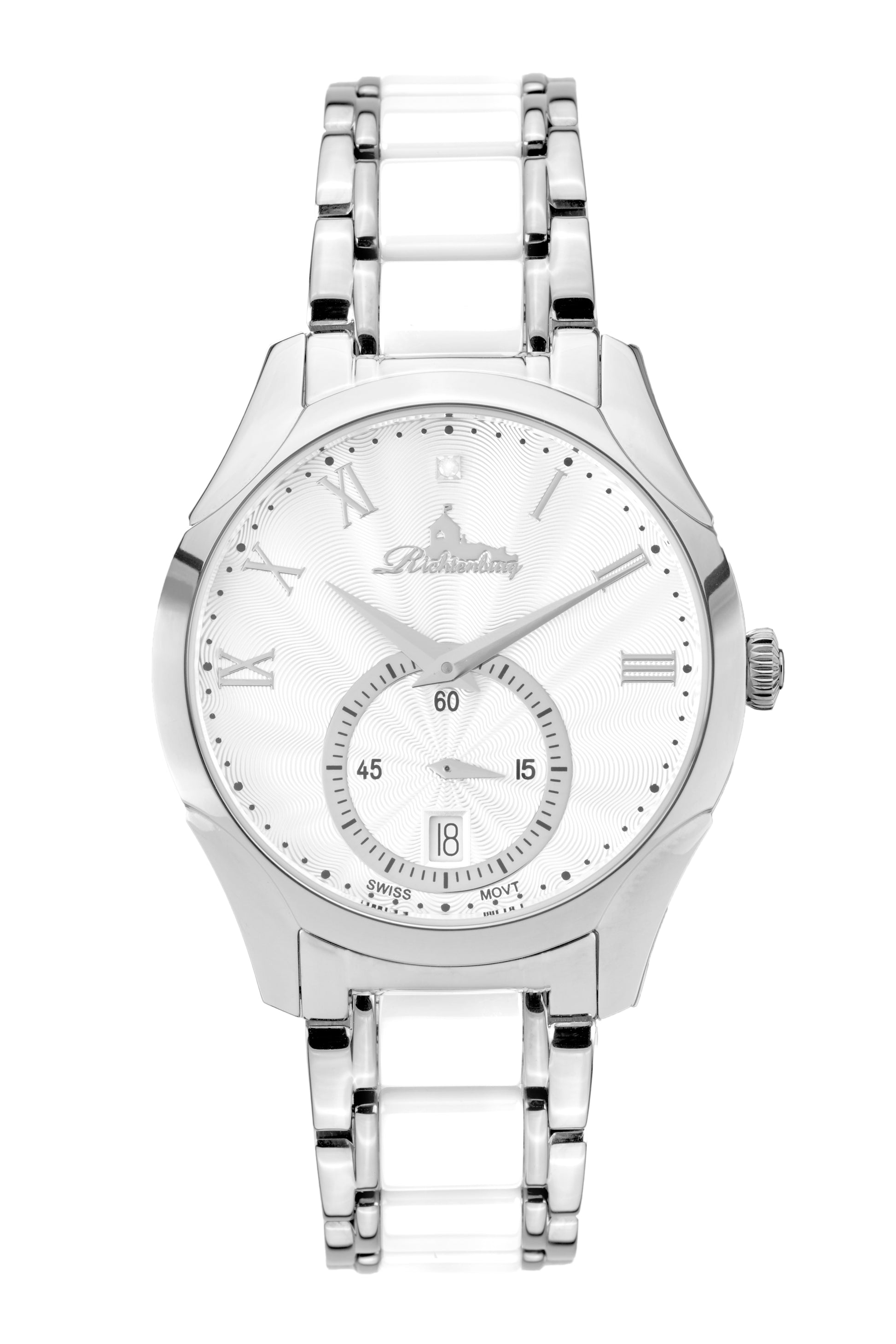 Automatic watches — Belana — Richtenburg — steel ceramic white silver