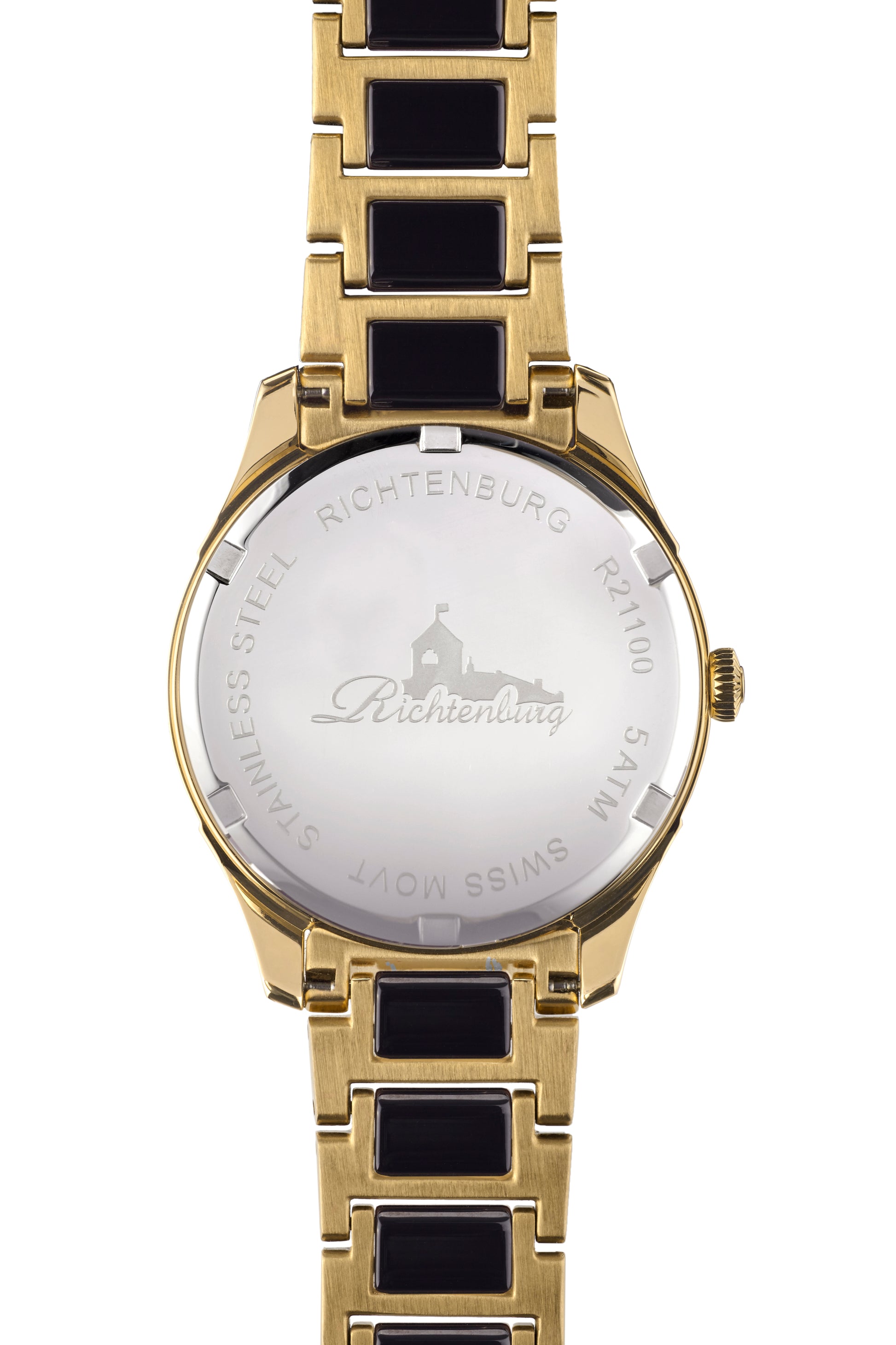 Automatic watches — Belana — Richtenburg — gold IP ceramic black